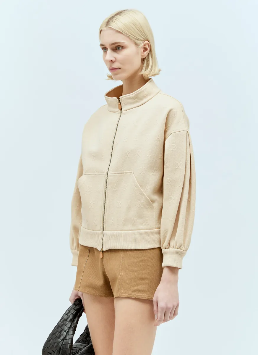 Logo Jacquard Bomber Jacket
