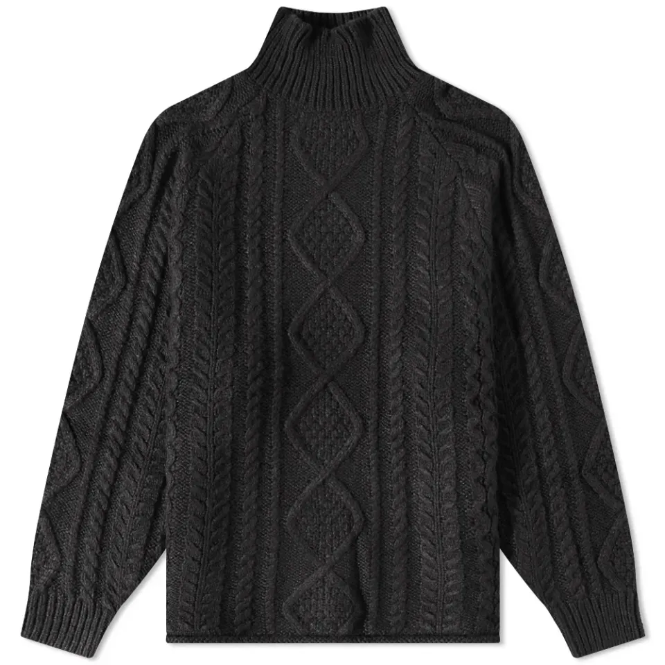 Turtleneck Cable Knit