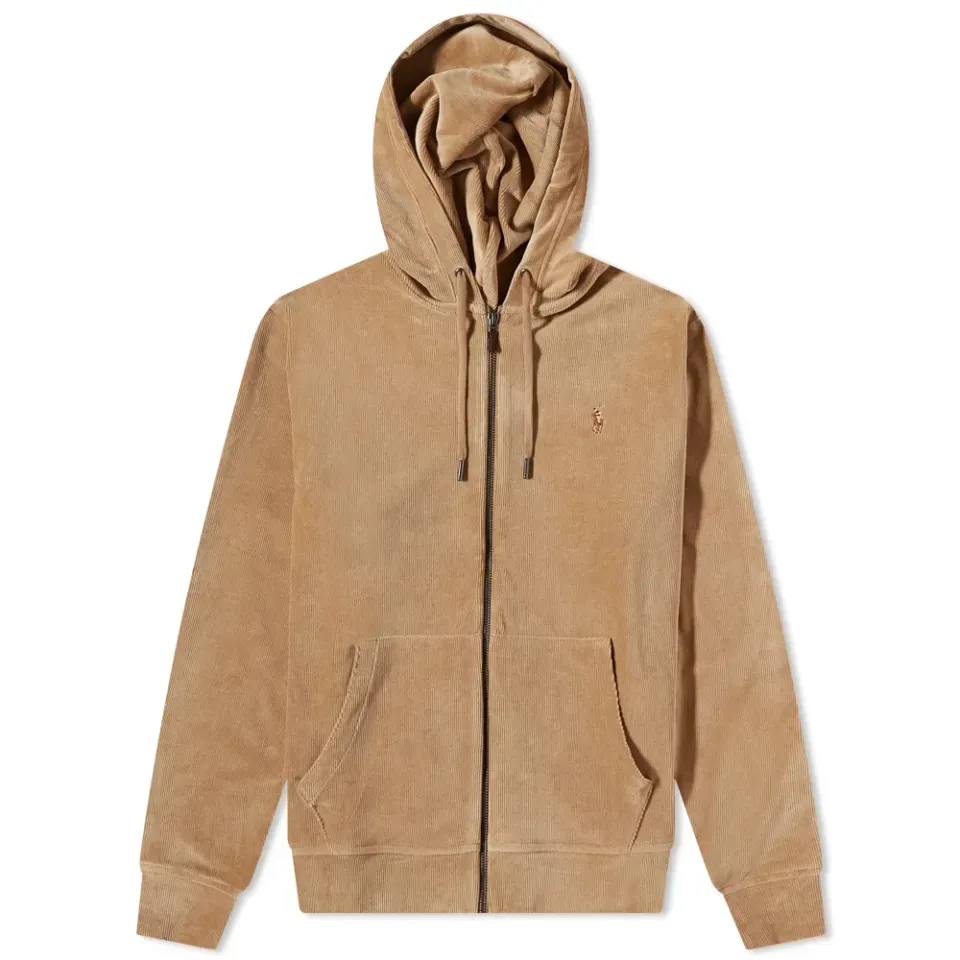 Cord Zip Hoodie