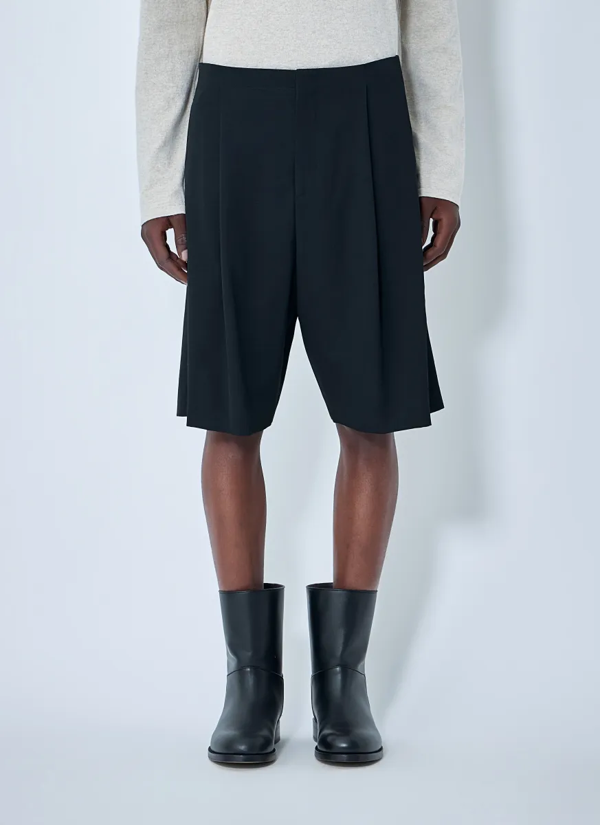 Sayed Wool Shorts