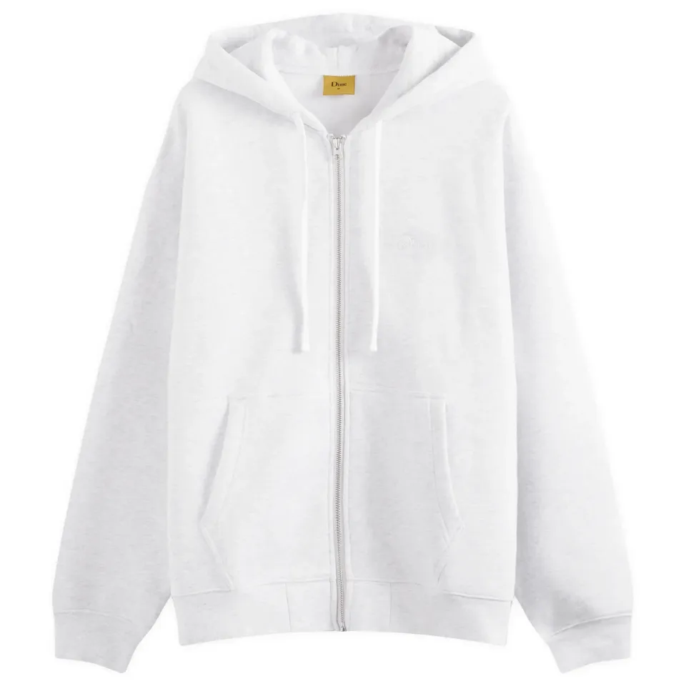 Cursive Small Logo Zip Hoodie