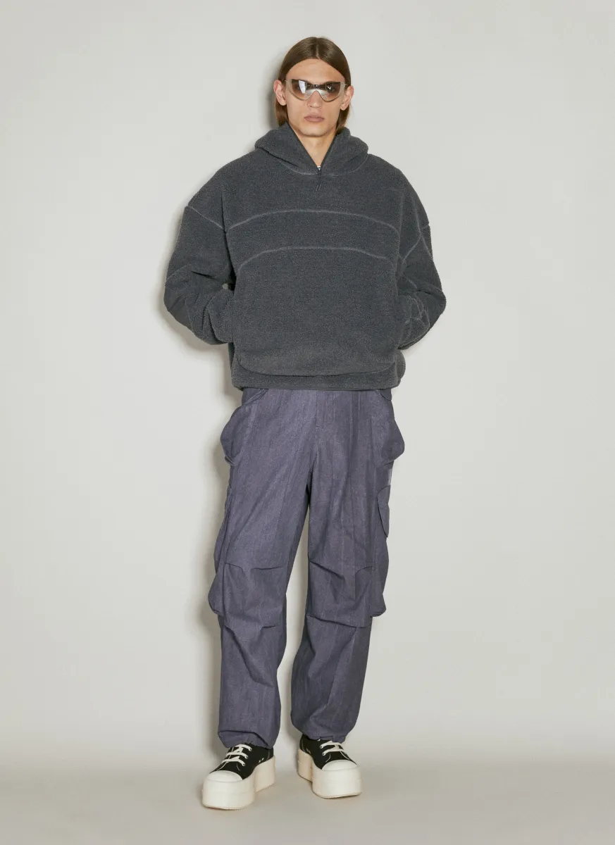 Fluffy Fleece Hooded Sweatshirt
