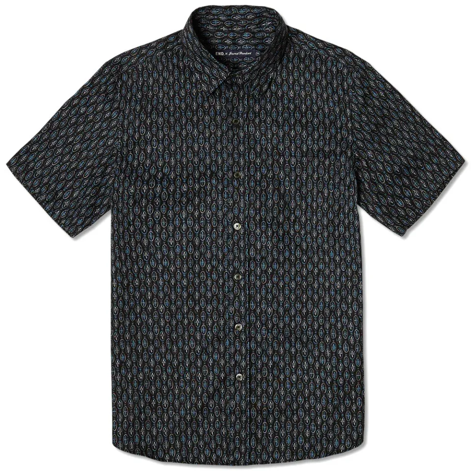 END. x Journal Standard Small Pattern Print Short Sleeve Shirt