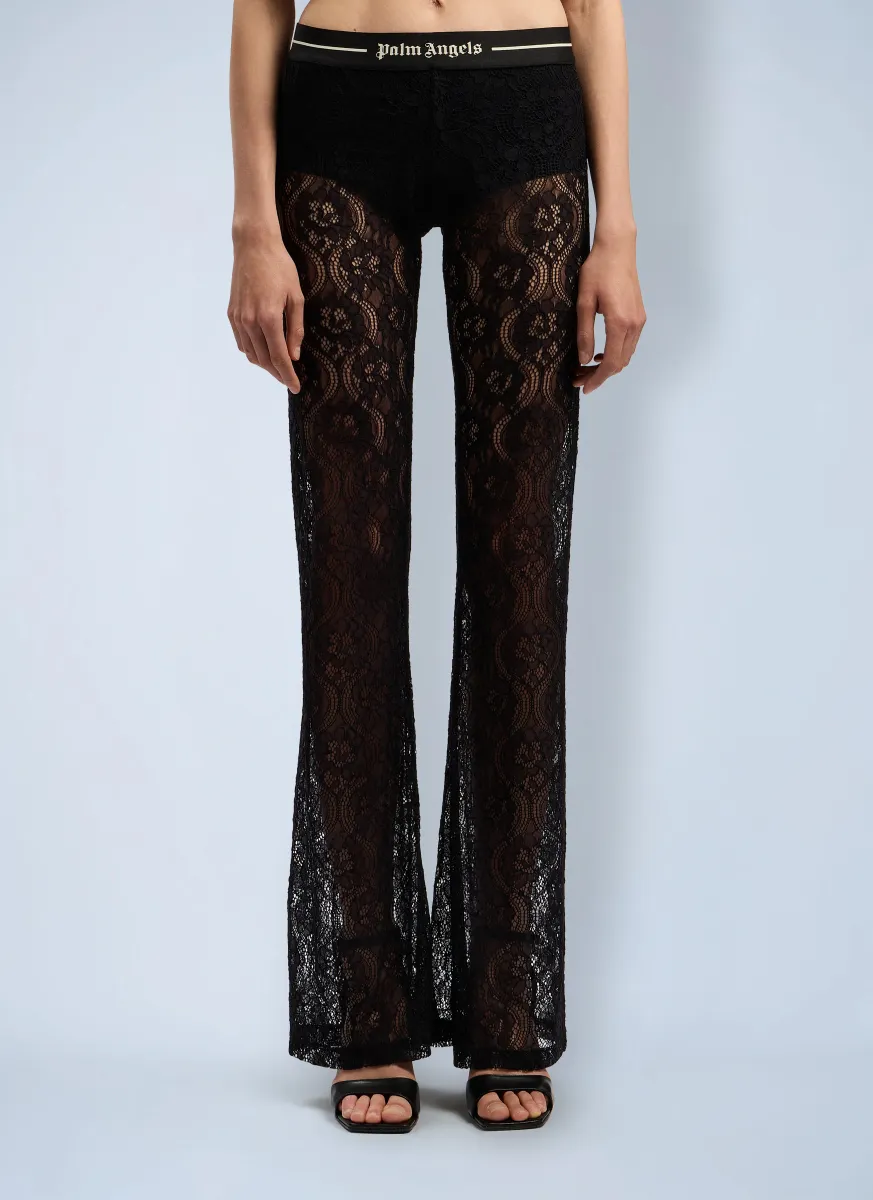 Classic Logo Lace Pants