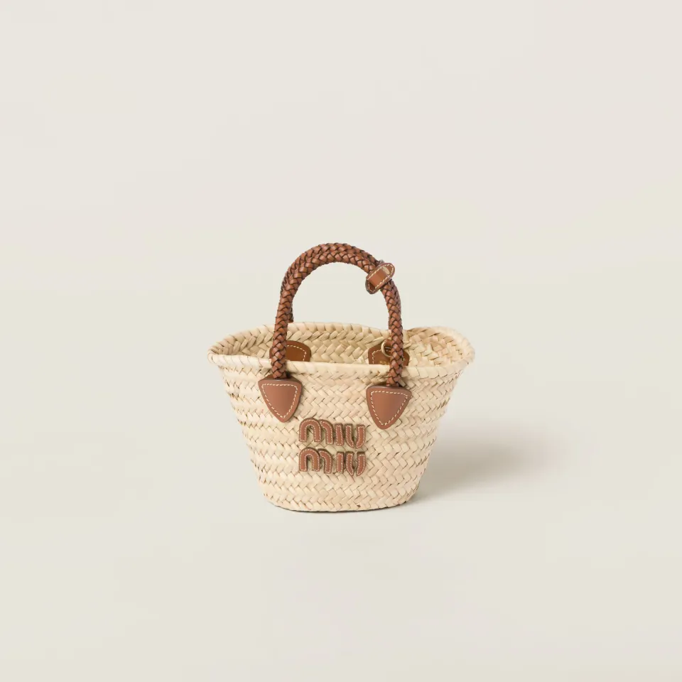 Woven fabric handbag