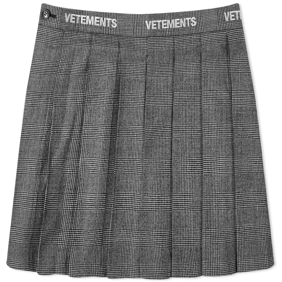Logo School Girl Skirt