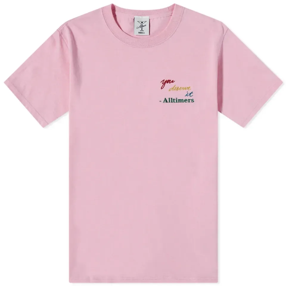 You Deserve It Embroidered T-Shirt