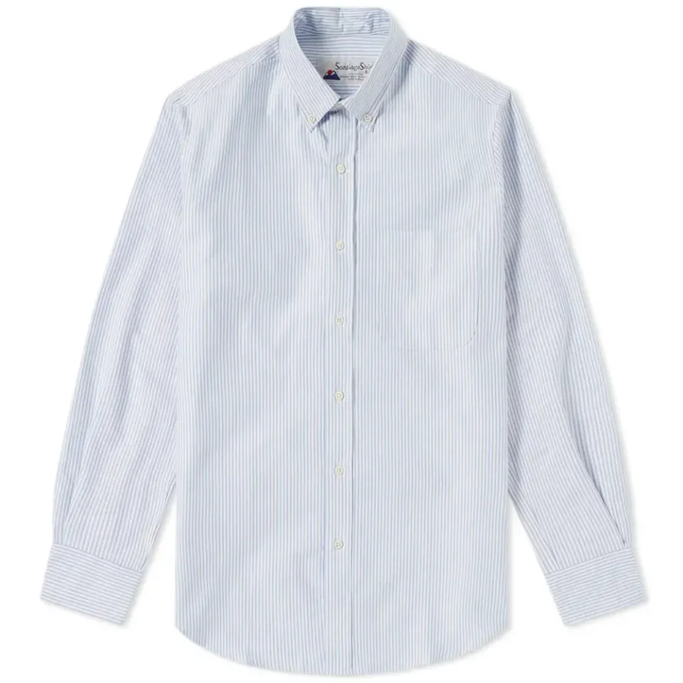 Santiago Shirt by Gitman Vintage Stripe Oxford Shirt