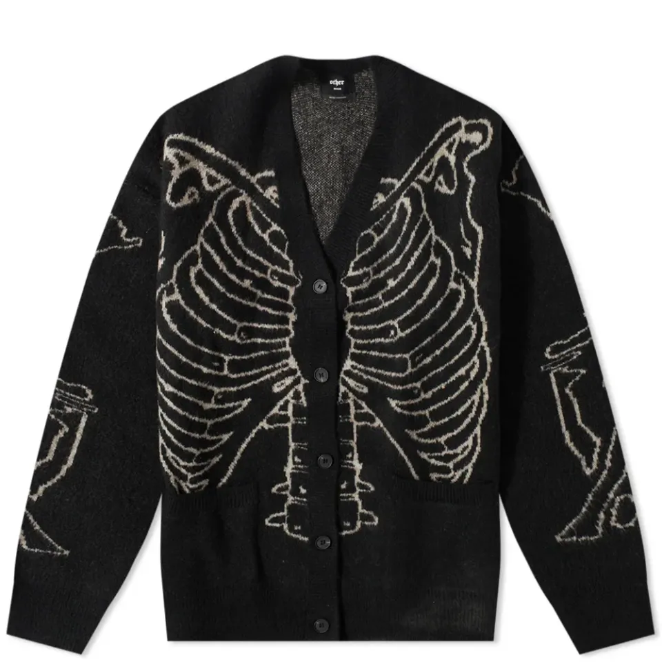 Reverse Skeleton Cardigan