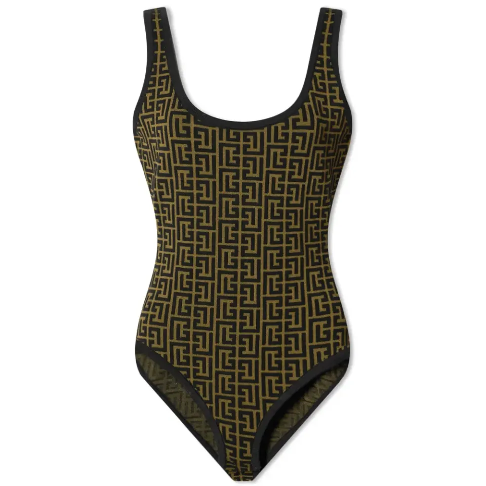Monogram Jacquard Bodysuit
