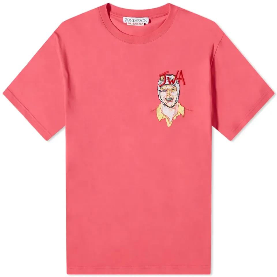 Embroidered Rugby T-Shirt