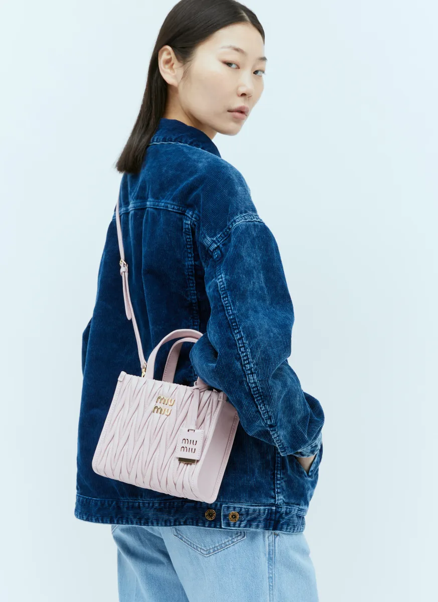 Matelassé Leather Handbag