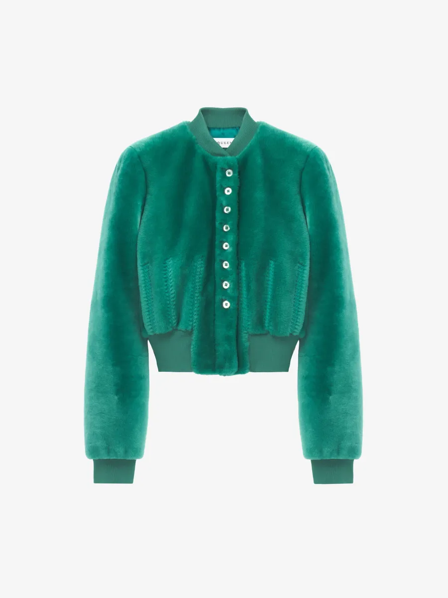 Shearling Bomber Jacket
