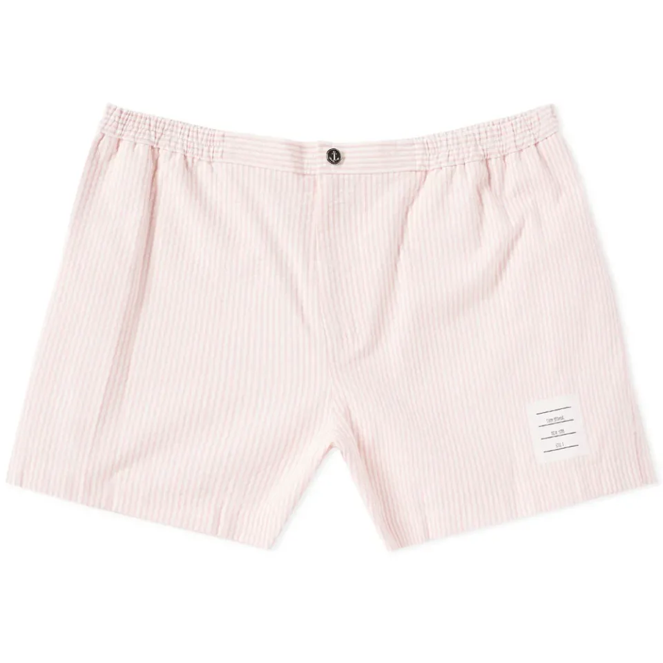 Seersucker Elastic Short