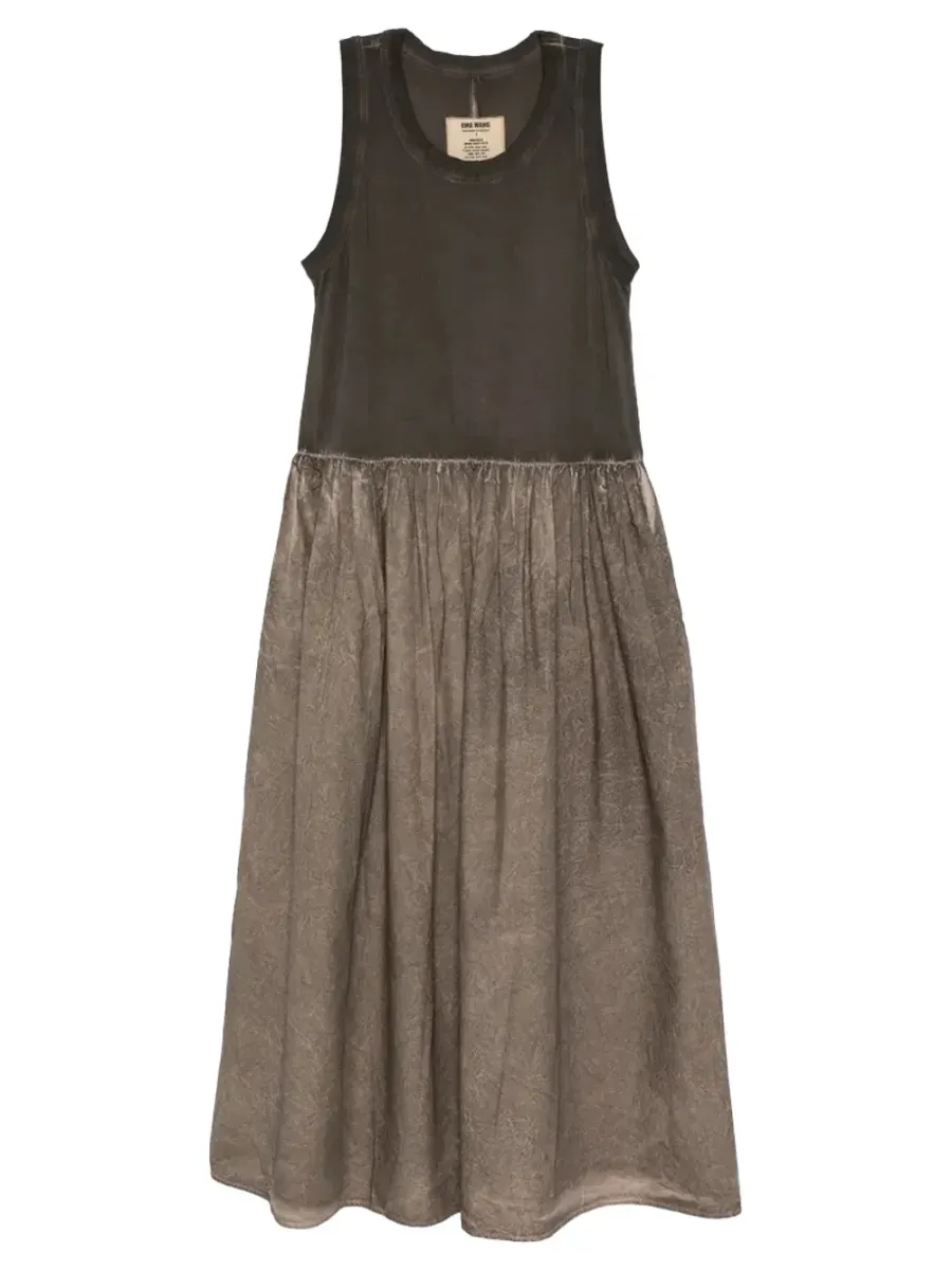 Duma Dress Grey Brown