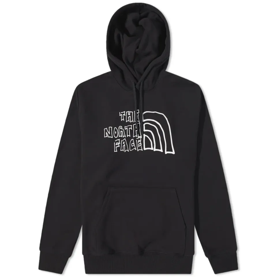 Printed Heavyweight Pullover Hoodie