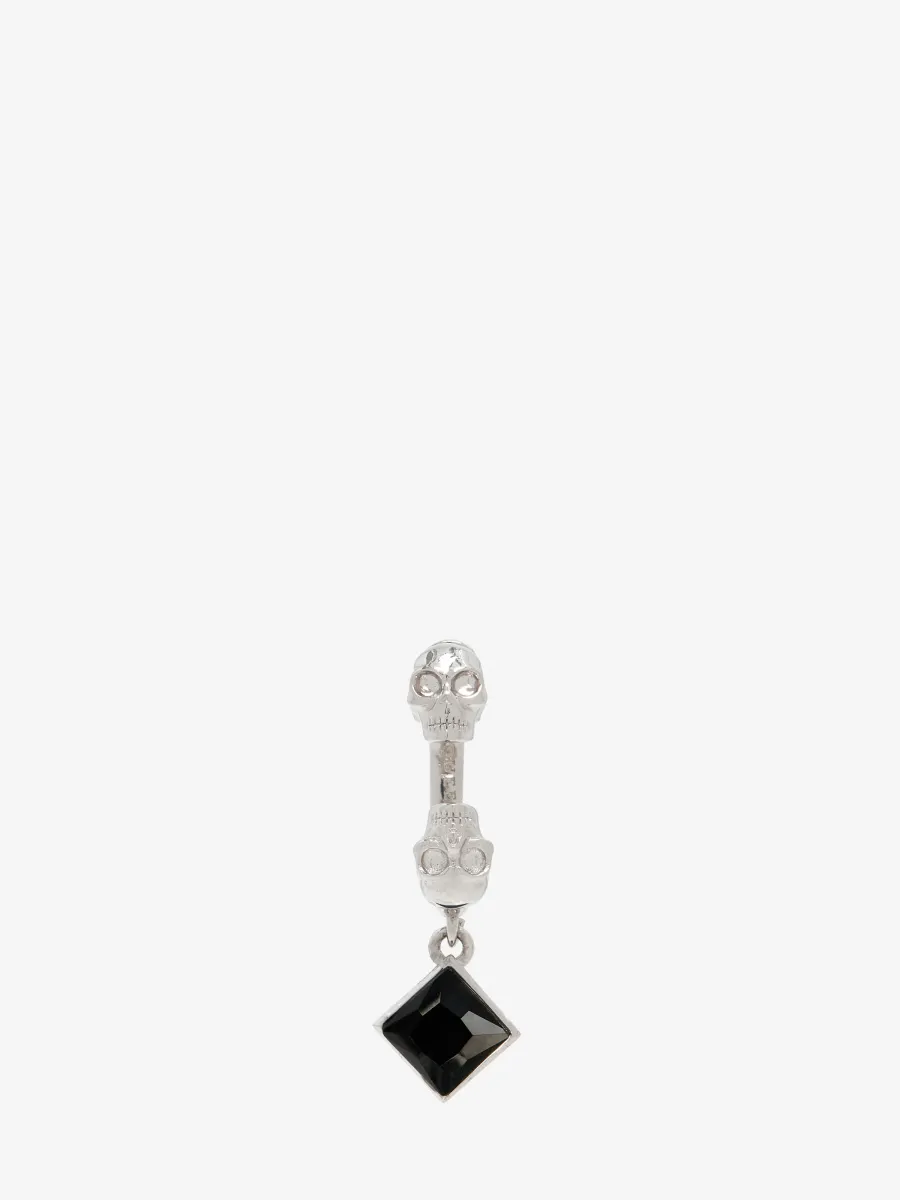 Twin Skull Earring