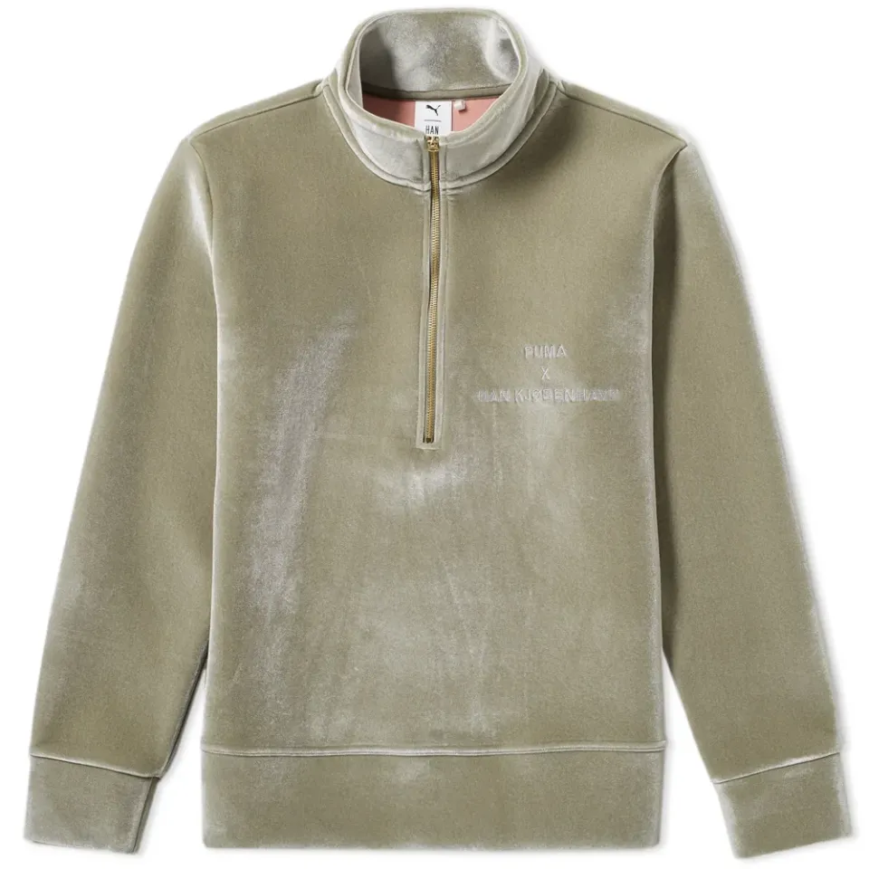 x Han Kjobenhavn Half Zip Sweat