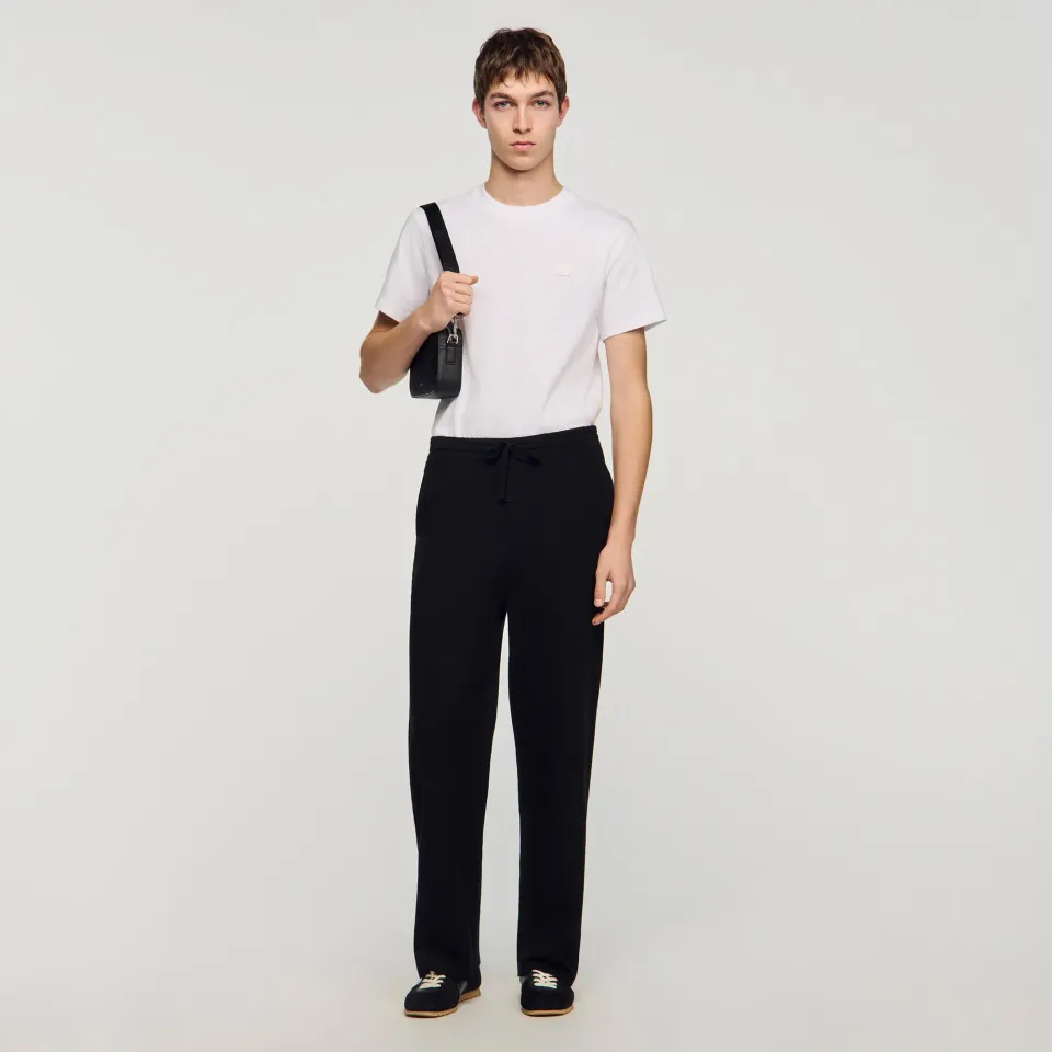 Knit jogging bottoms
