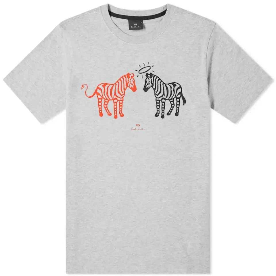 Double Zebra Print Tee