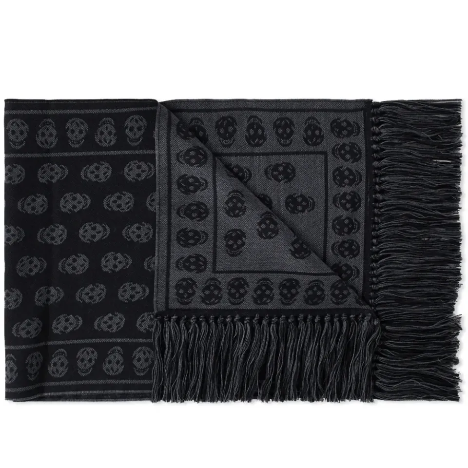 Wool Skull Scarf
