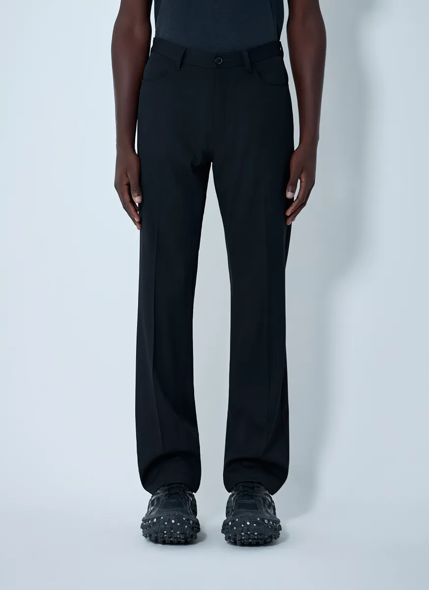Tailored Wool-Blend Pants