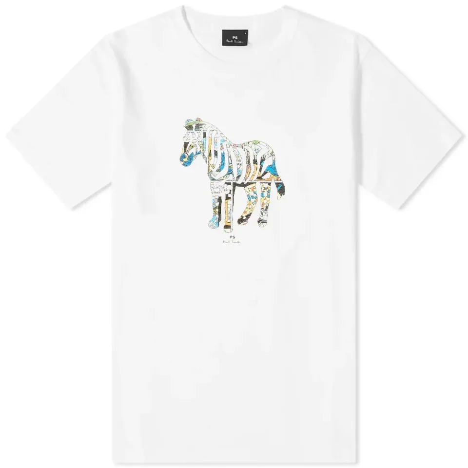 Multicoloured Zebra T-Shirt