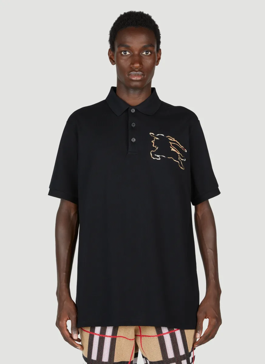 Check EKD Cotton Piqué Polo Shirt
