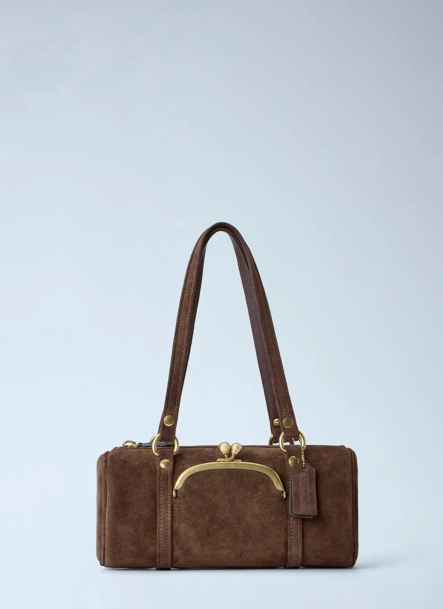 Kisslock Barrel Bag 28