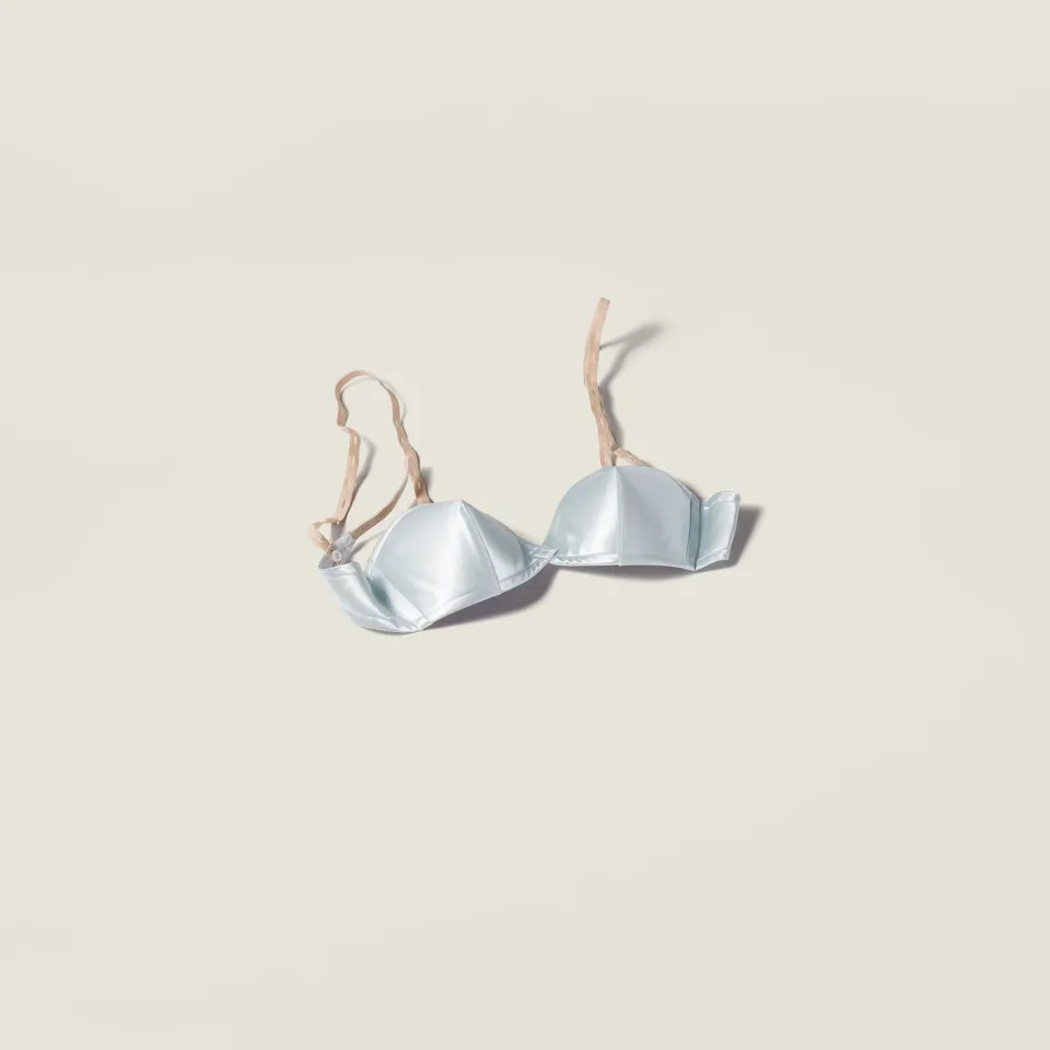 Satin bra