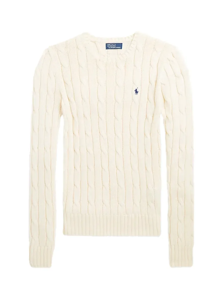 Wool-Cashmere Crewneck Jumper White