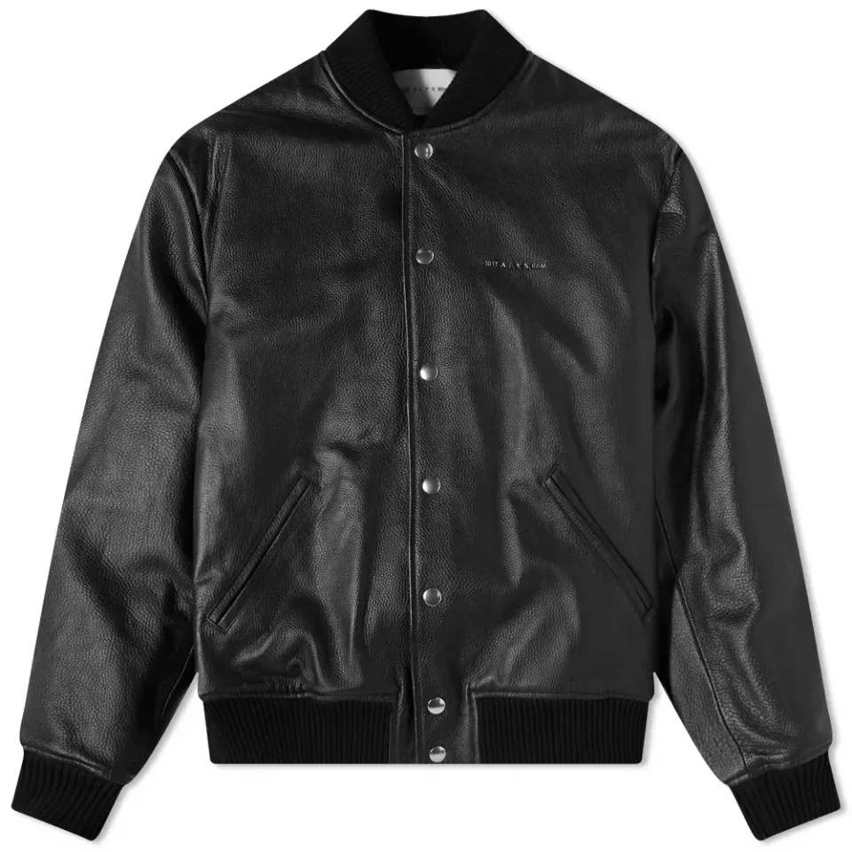 Leather Varsity Jacket