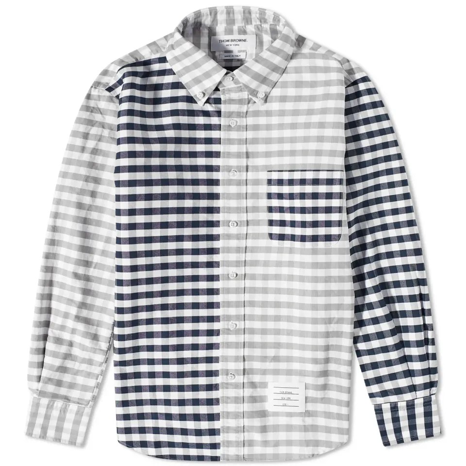 Funmix Gingham Check Oxford Shirt