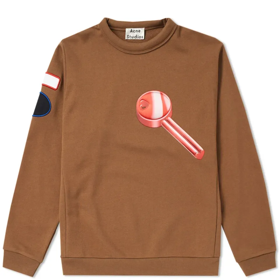 Diner Flames Crew Sweat