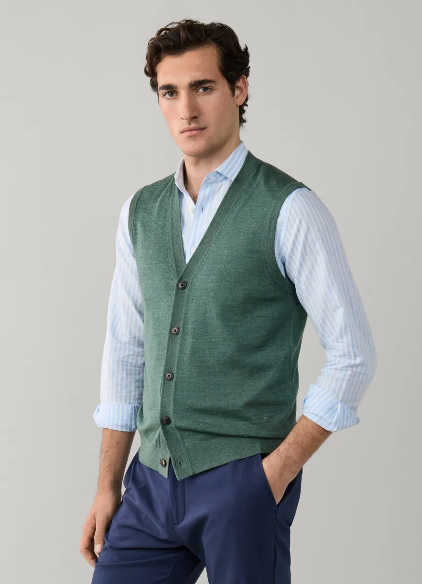 Merino Wool Waistcoat