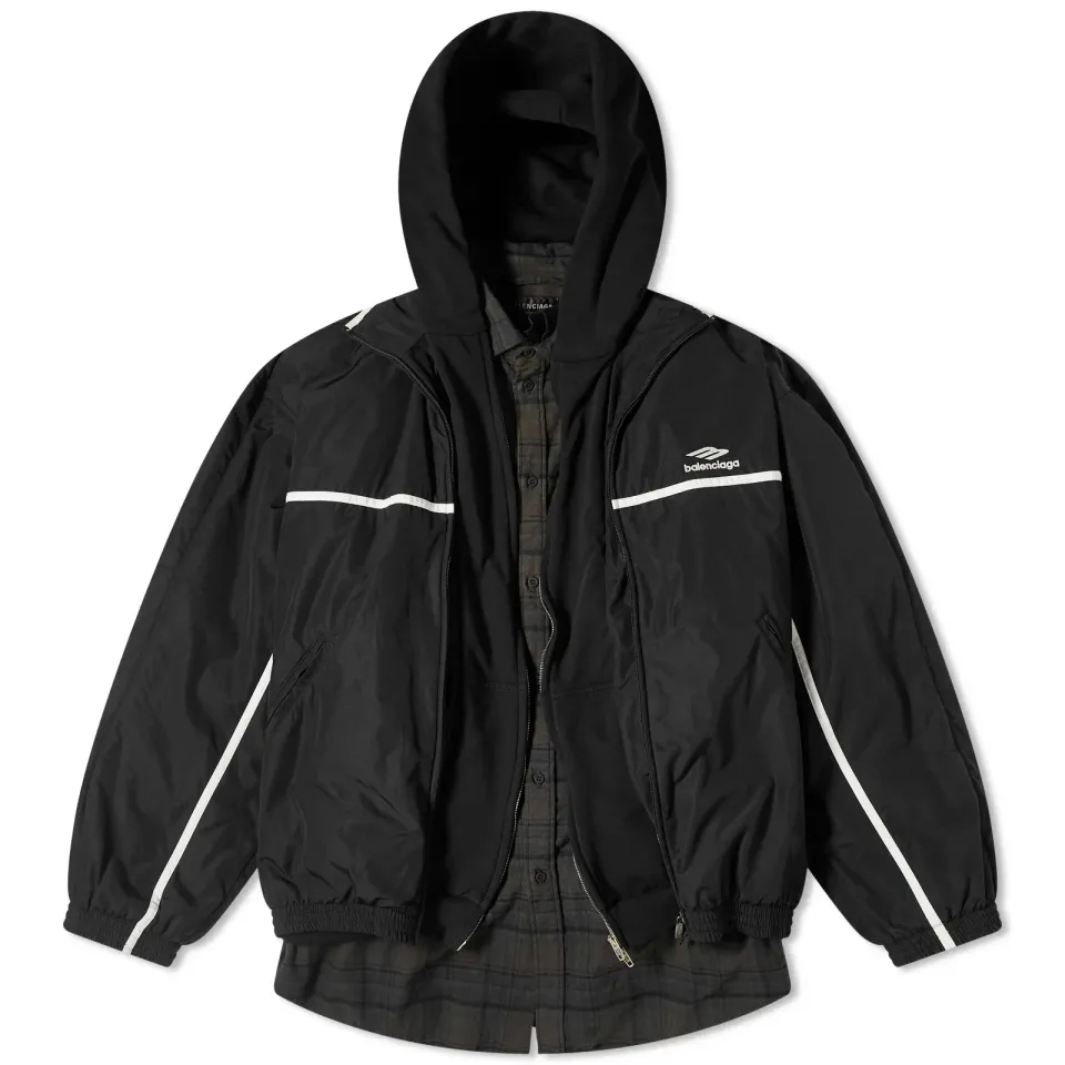 Runway Layered Tracksuit Jacket