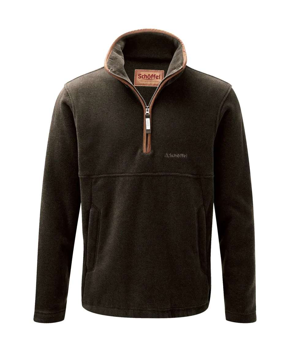 Berkeley Quarter Zip Fleece - Dark Olive