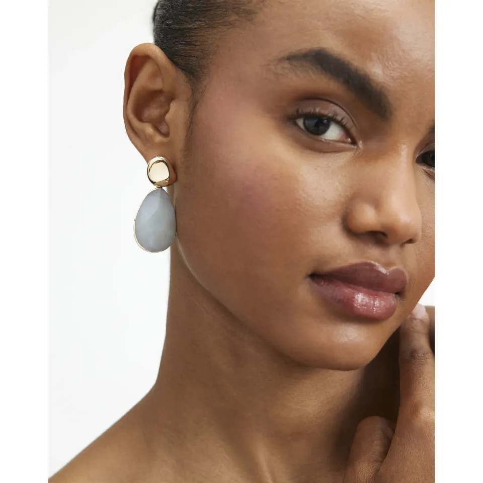 Stone Drop Earrings