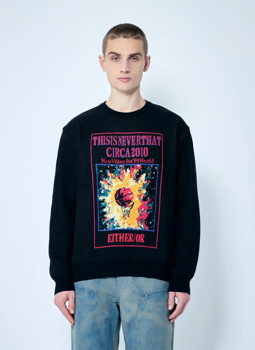 Basketball Hoop Knit Sweater