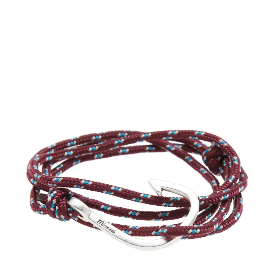 Silver Hook Rope Bracelet
