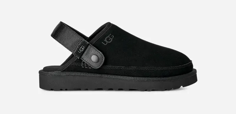 Goldencoast Clog II for Men, Suede/Polyester