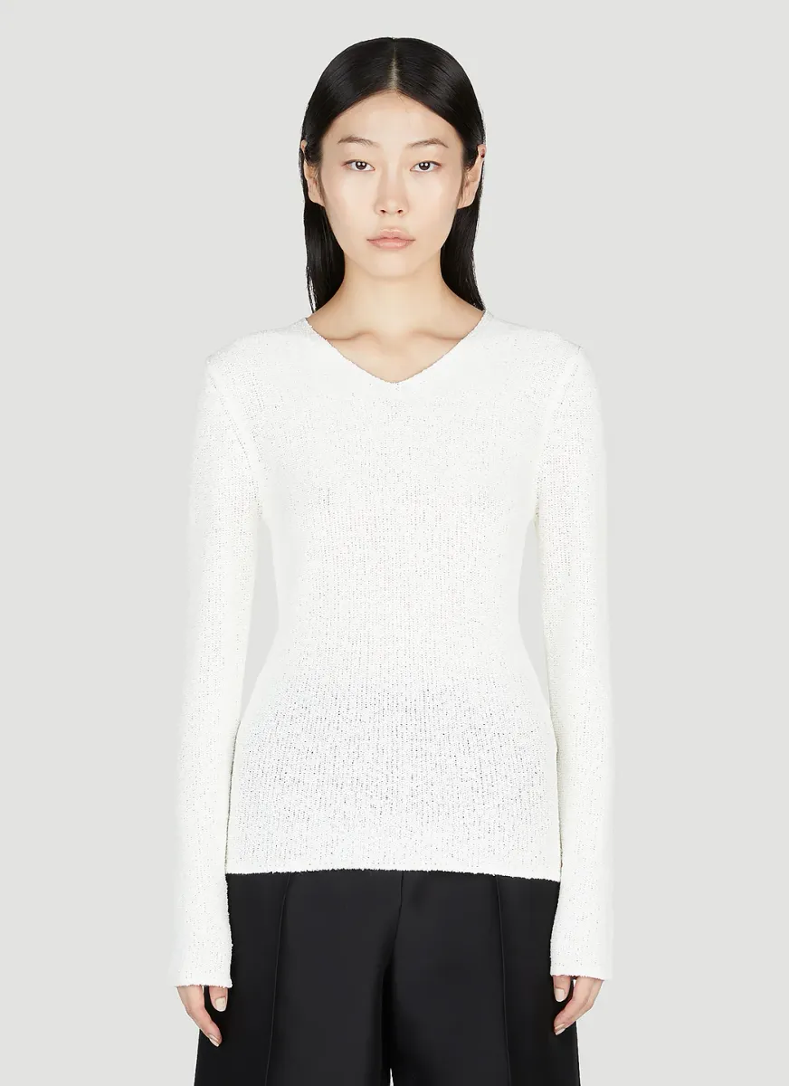 Bouclé Knit Sweater