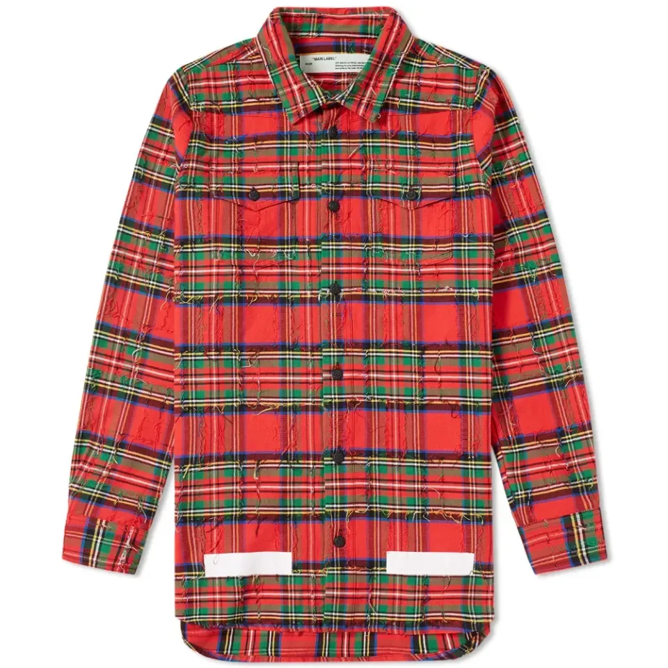 Distressed Tartan Shirt