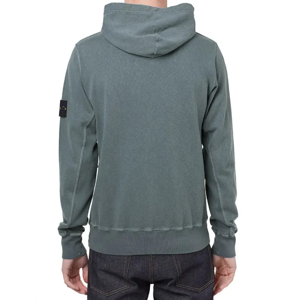 Garment Dyed Vintage Pop Over Hooded Sweat