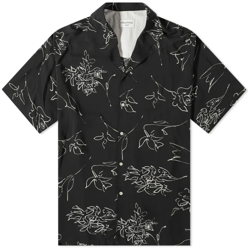 Eren Calligraphy Print Vacation Shirt