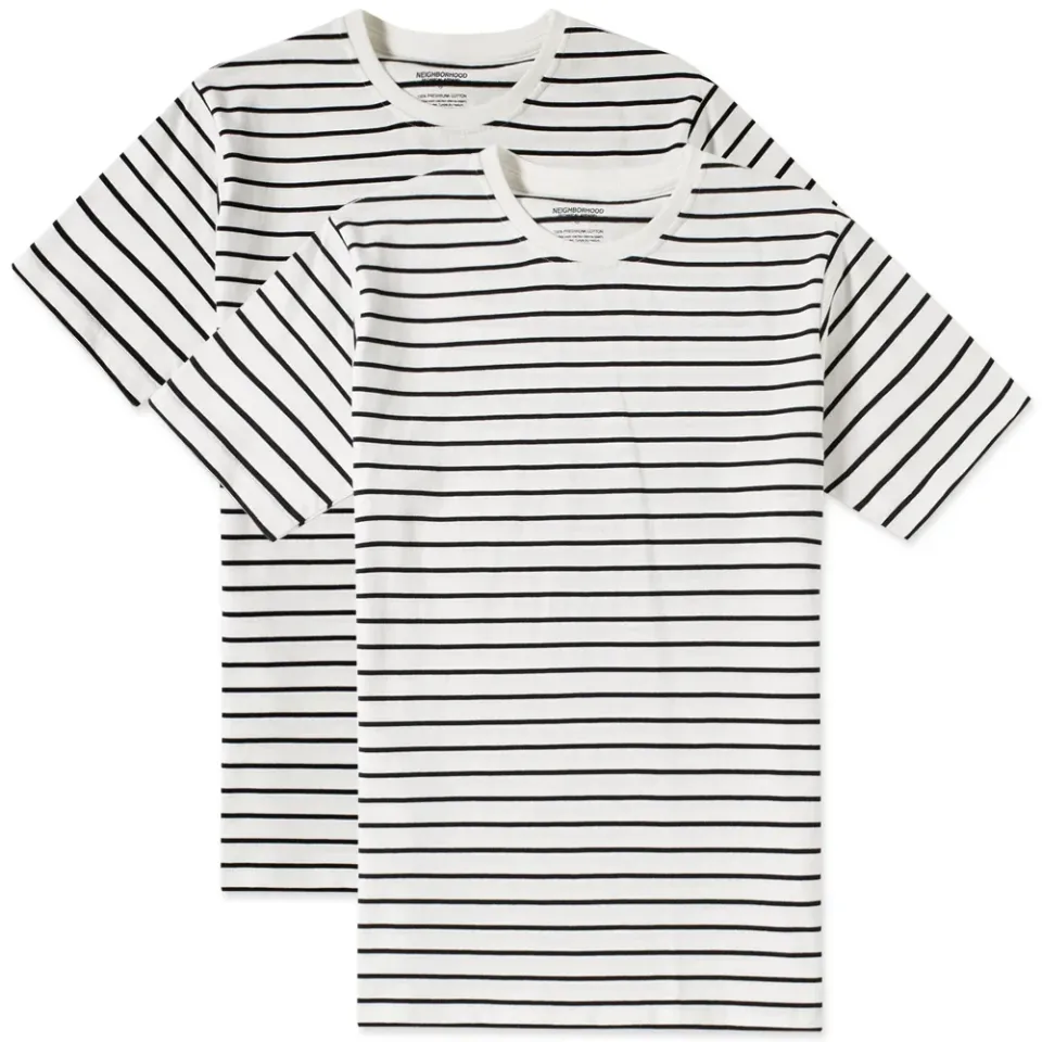 Classic Border Tee - 2 Pack