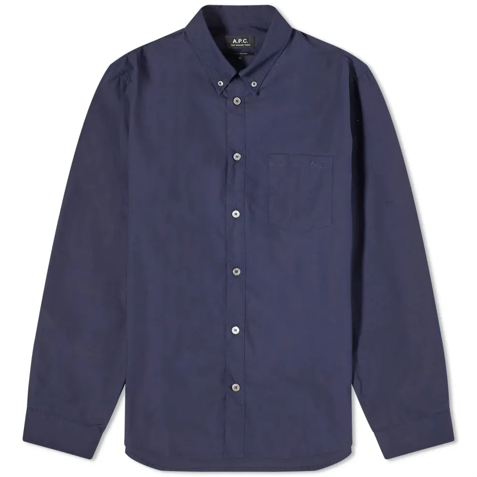 A.P.C. Edouard Button Down Logo Shirt