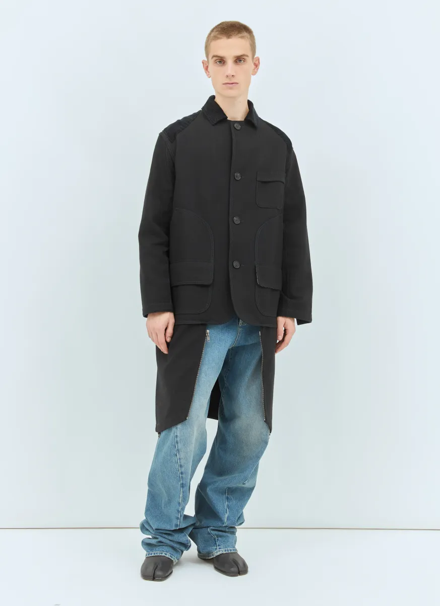 Heavy-Cotton Double Coat