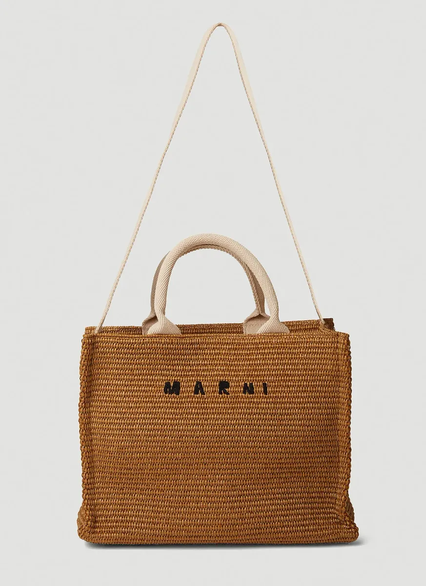 Small Basket Tote Bag