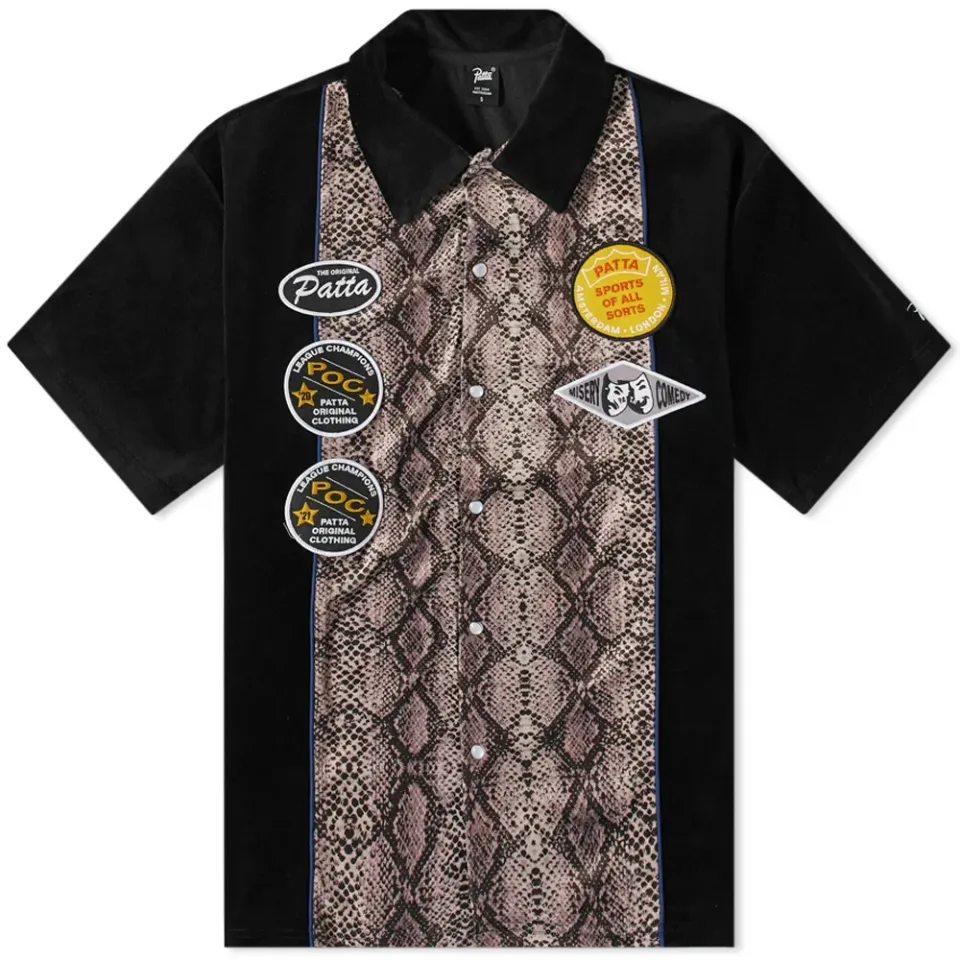 Velour Bowling Shirt